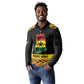 Personalized Afro Ghana Football Long Sleeve Polo Shirt Black Stars Never Fall - Kente Pattern - African Pride