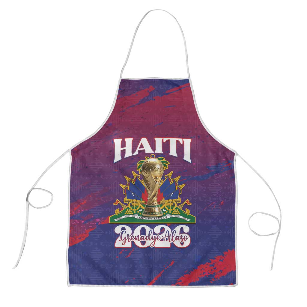 Afro-Haiti Football Apron 2026 Nou Retounen Anko - African Pride