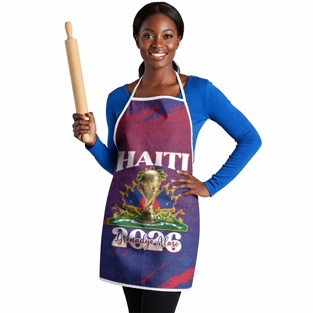 Afro-Haiti Football Apron 2026 Nou Retounen Anko - African Pride
