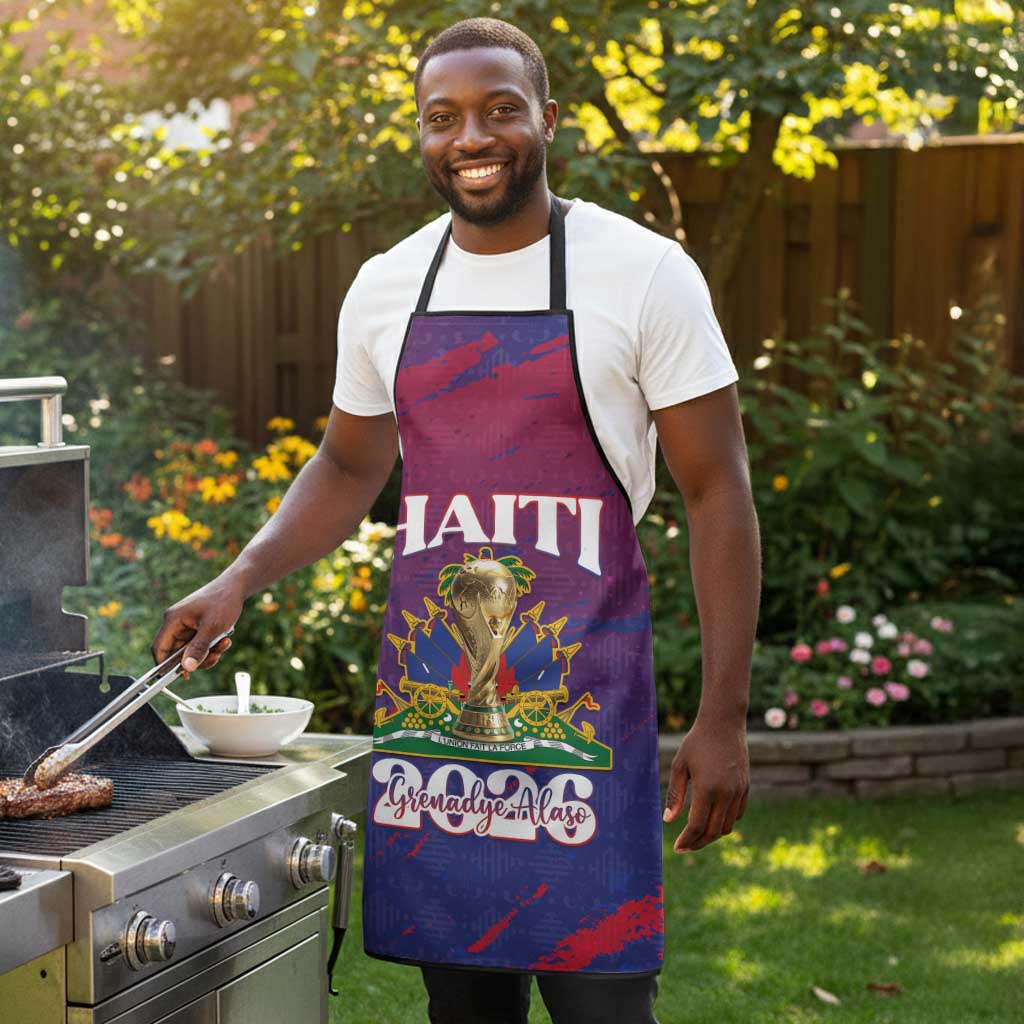 Afro-Haiti Football Apron 2026 Nou Retounen Anko - African Pride