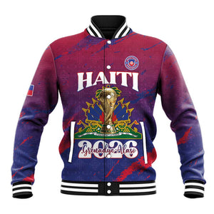 Personalized Afro-Haiti Football Baseball Jacket 2026 Nou Retounen Anko - African Pride
