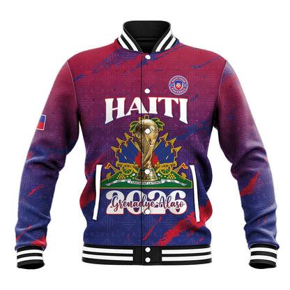 Personalized Afro-Haiti Football Baseball Jacket 2026 Nou Retounen Anko - African Pride