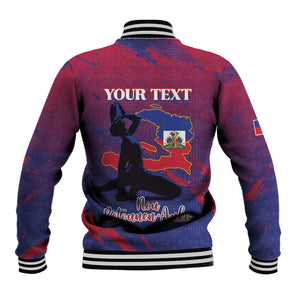 Personalized Afro-Haiti Football Baseball Jacket 2026 Nou Retounen Anko - African Pride