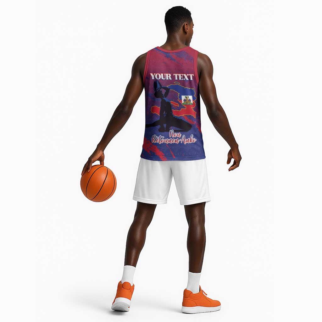 Personalized Afro-Haiti Football Basketball Jersey 2026 Nou Retounen Anko - African Pride