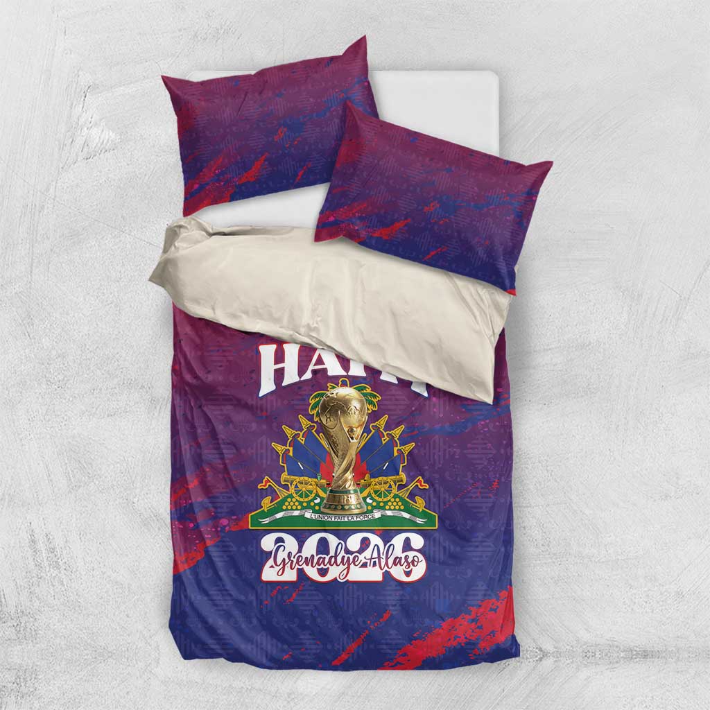 Afro-Haiti Football Bedding Set 2026 Nou Retounen Anko - African Pride