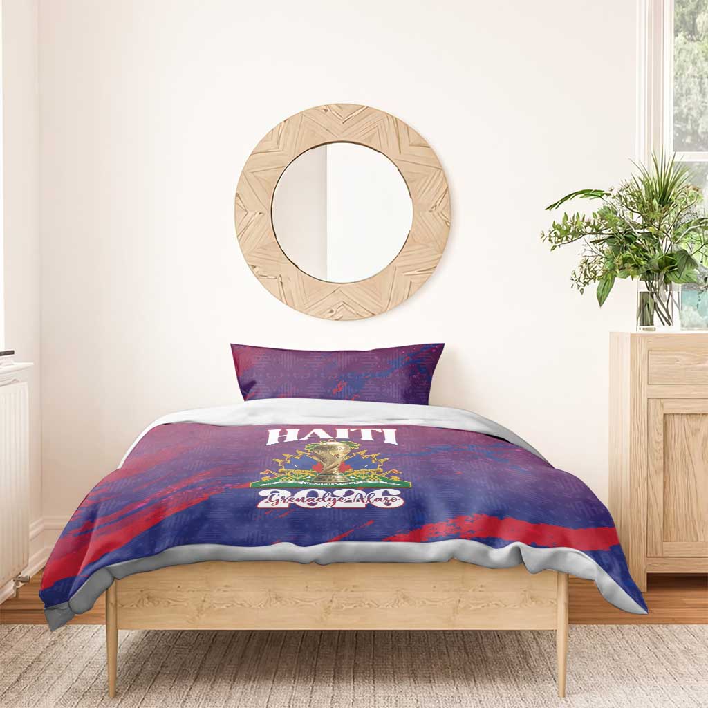 Afro-Haiti Football Bedding Set 2026 Nou Retounen Anko - African Pride