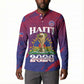 Personalized Afro-Haiti Football Button Sweatshirt 2026 Nou Retounen Anko