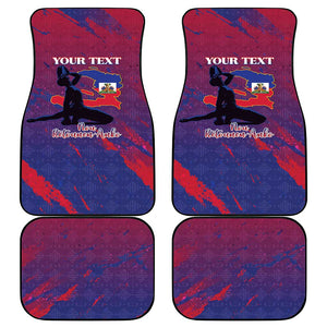 Personalized Afro-Haiti Football Car Mats 2026 Nou Retounen Anko - African Pride