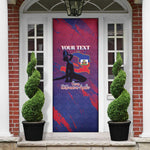 Personalized Afro-Haiti Football Door Cover 2026 Nou Retounen Anko - African Pride