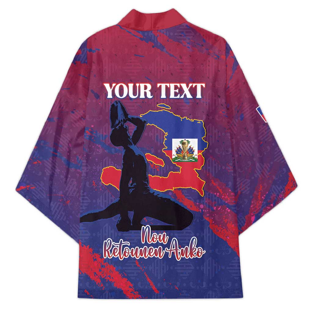 Personalized Afro-Haiti Football Kimono 2026 Nou Retounen Anko - African Pride