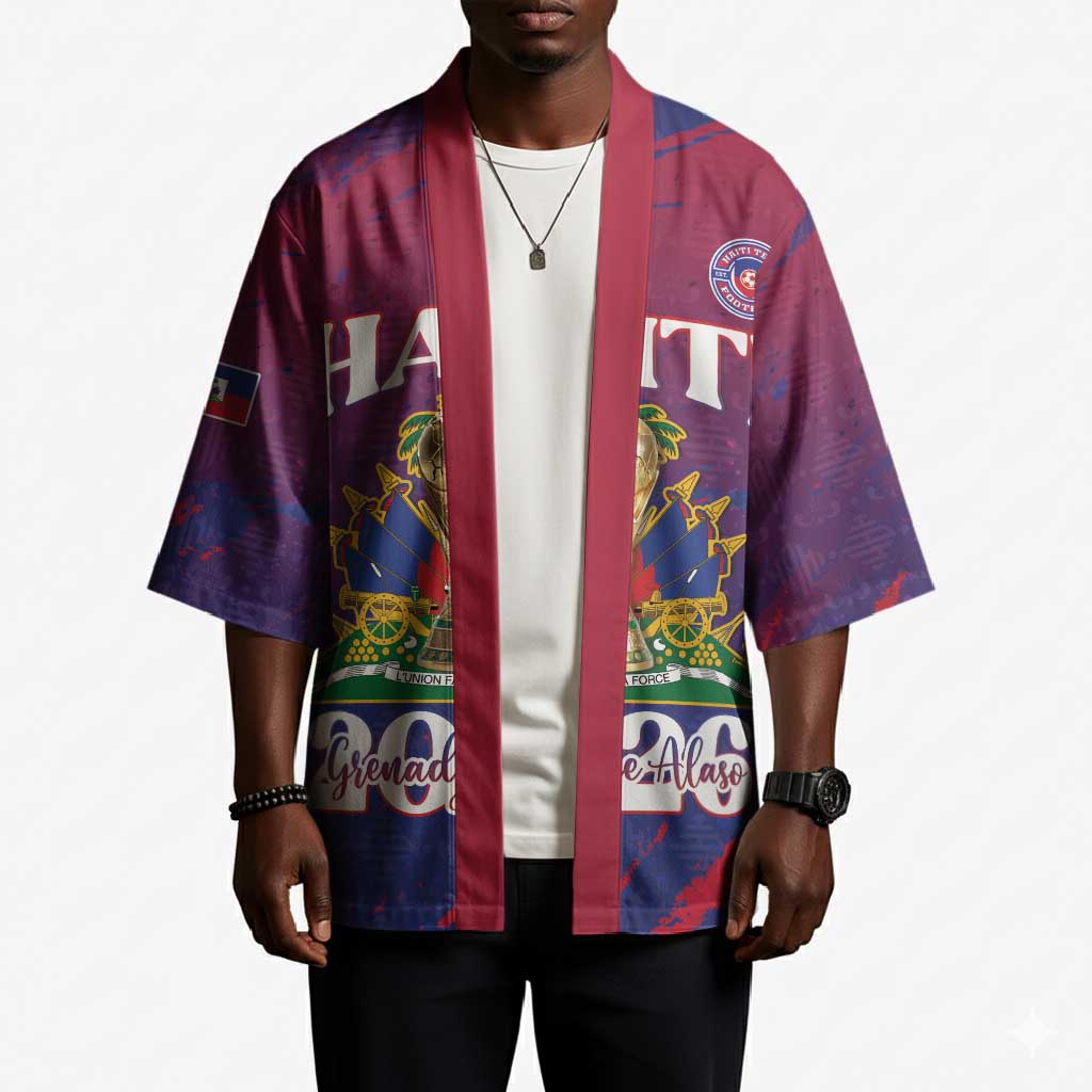 Personalized Afro-Haiti Football Kimono 2026 Nou Retounen Anko - African Pride