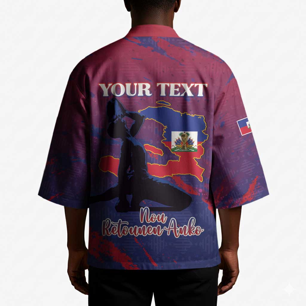 Personalized Afro-Haiti Football Kimono 2026 Nou Retounen Anko - African Pride