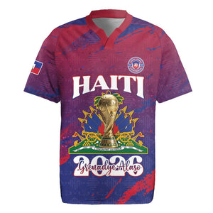 Personalized Afro-Haiti Football Rugby Jersey 2026 Nou Retounen Anko LT15