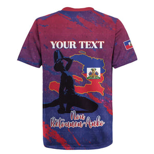 Personalized Afro-Haiti Football Rugby Jersey 2026 Nou Retounen Anko LT15