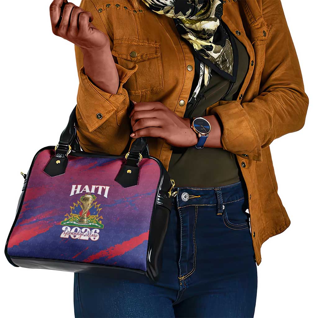Afro-Haiti Football Shoulder Handbag 2026 Nou Retounen Anko - African Pride