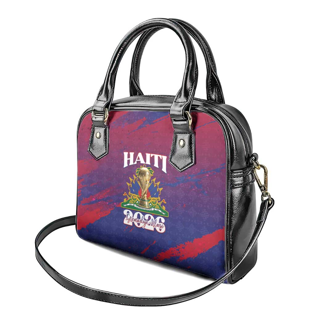 Afro-Haiti Football Shoulder Handbag 2026 Nou Retounen Anko - African Pride
