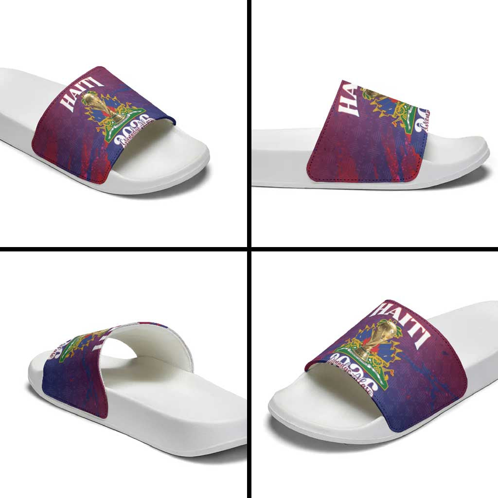 Afro-Haiti Football Slide Sandals 2026 Nou Retounen Anko - African Pride