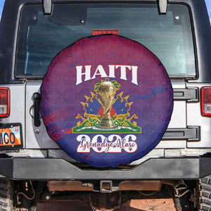 Afro-Haiti Football Spare Tire Cover 2026 Nou Retounen Anko - African Pride