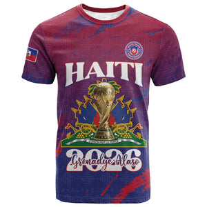 Personalized Afro-Haiti Football T shirt 2026 Nou Retounen Anko LT15