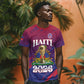 Personalized Afro-Haiti Football T shirt 2026 Nou Retounen Anko LT15