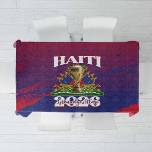 Afro-Haiti Football Tablecloth 2026 Nou Retounen Anko - African Pride