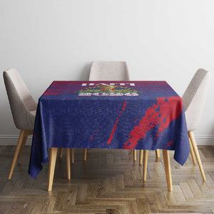 Afro-Haiti Football Tablecloth 2026 Nou Retounen Anko - African Pride