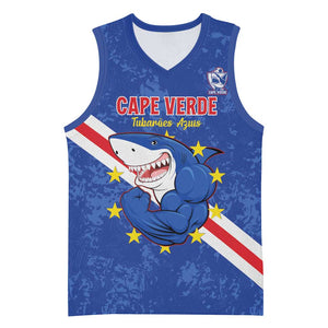 Custom Cabo Verde Football Basketball Jersey Go Tubaroes Azuis LT15