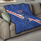Custom Cabo Verde Football Quilt Go Tubaroes Azuis