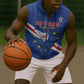Custom Cabo Verde Football Sleeveless Zip Hoodie Go Tubaroes Azuis - African Pride