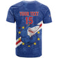 Custom Cabo Verde Football T shirt Go Tubaroes Azuis