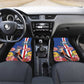 Personalised Cabo Verde Car Mats Grey-Headed Kingfisher Mix Gerbera Daisy