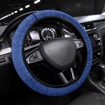 Cabo Verde Steering Wheel Cover Grey-Headed Kingfisher Mix Gerbera Daisy