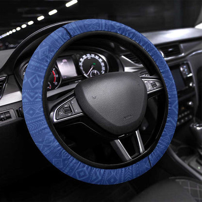 Cabo Verde Steering Wheel Cover Grey-Headed Kingfisher Mix Gerbera Daisy