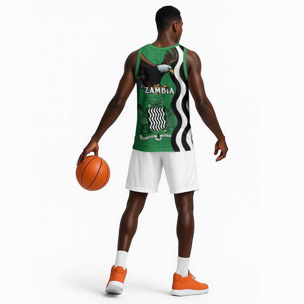 Icitungu ca Zambia Basketball Jersey One Zambia One Nation LT15