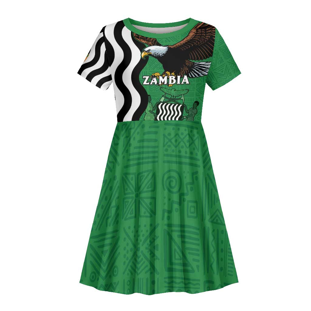 Icitungu ca Zambia Kid Short Sleeve Dress One Zambia One Nation