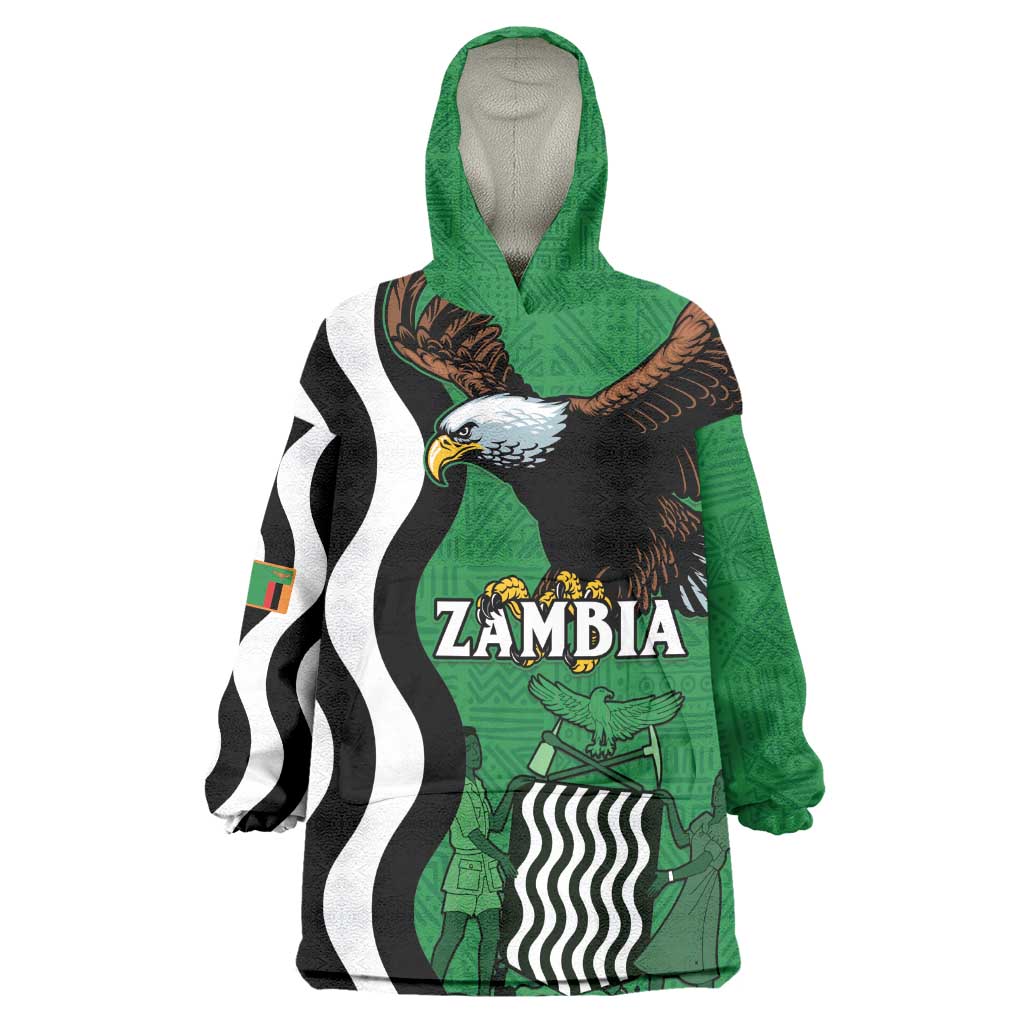 Icitungu ca Zambia Kid Wearable Blanket Hoodie One Zambia One Nation