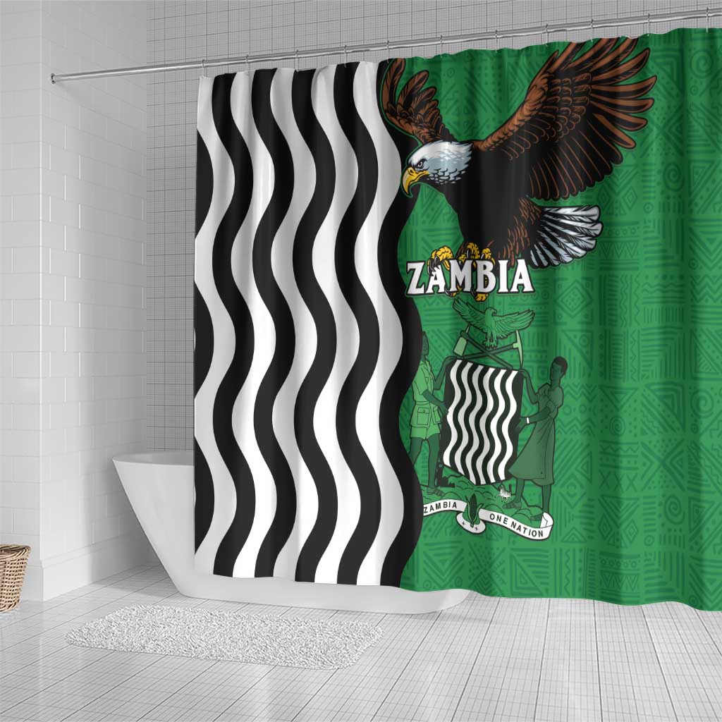 Icitungu ca Zambia Shower Curtain One Zambia One Nation