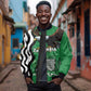 Icitungu ca Zambia Sleeve Zip Bomber Jacket One Zambia One Nation