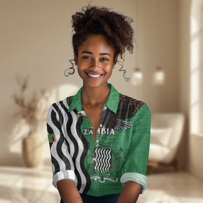 Icitungu ca Zambia Women Casual Shirt One Zambia One Nation