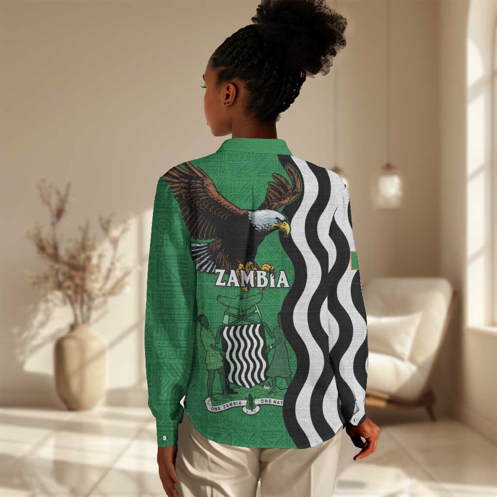Icitungu ca Zambia Women Casual Shirt One Zambia One Nation