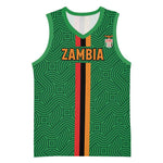 Custom Zambia Football Basketball Jersey Go Chipolopolo LT15