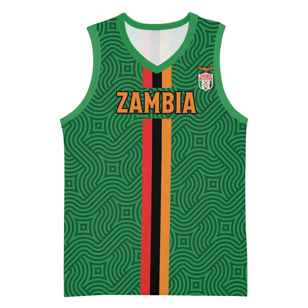 Custom Zambia Football Basketball Jersey Go Chipolopolo LT15