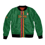 Custom Zambia Football Bomber Jacket Go Chipolopolo