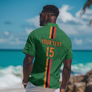 Custom Zambia Football Hawaiian Shirt Go Chipolopolo