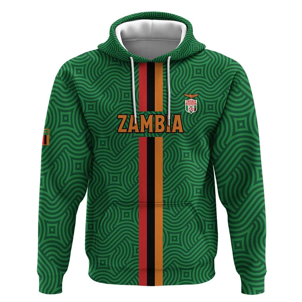 Custom Zambia Football Hoodie Go Chipolopolo