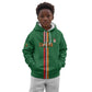 Custom Zambia Football Kid Hoodie Go Chipolopolo