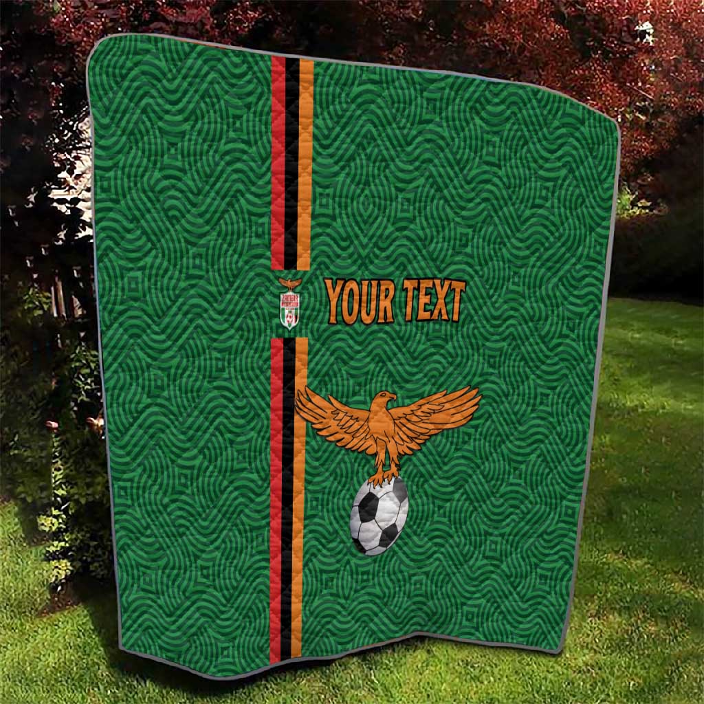 Custom Zambia Football Quilt Go Chipolopolo