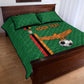 Custom Zambia Football Quilt Bed Set Go Chipolopolo
