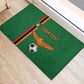 Custom Zambia Football Rubber Doormat Go Chipolopolo