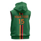 Custom Zambia Football Sleeveless Hoodie Go Chipolopolo - African Pride